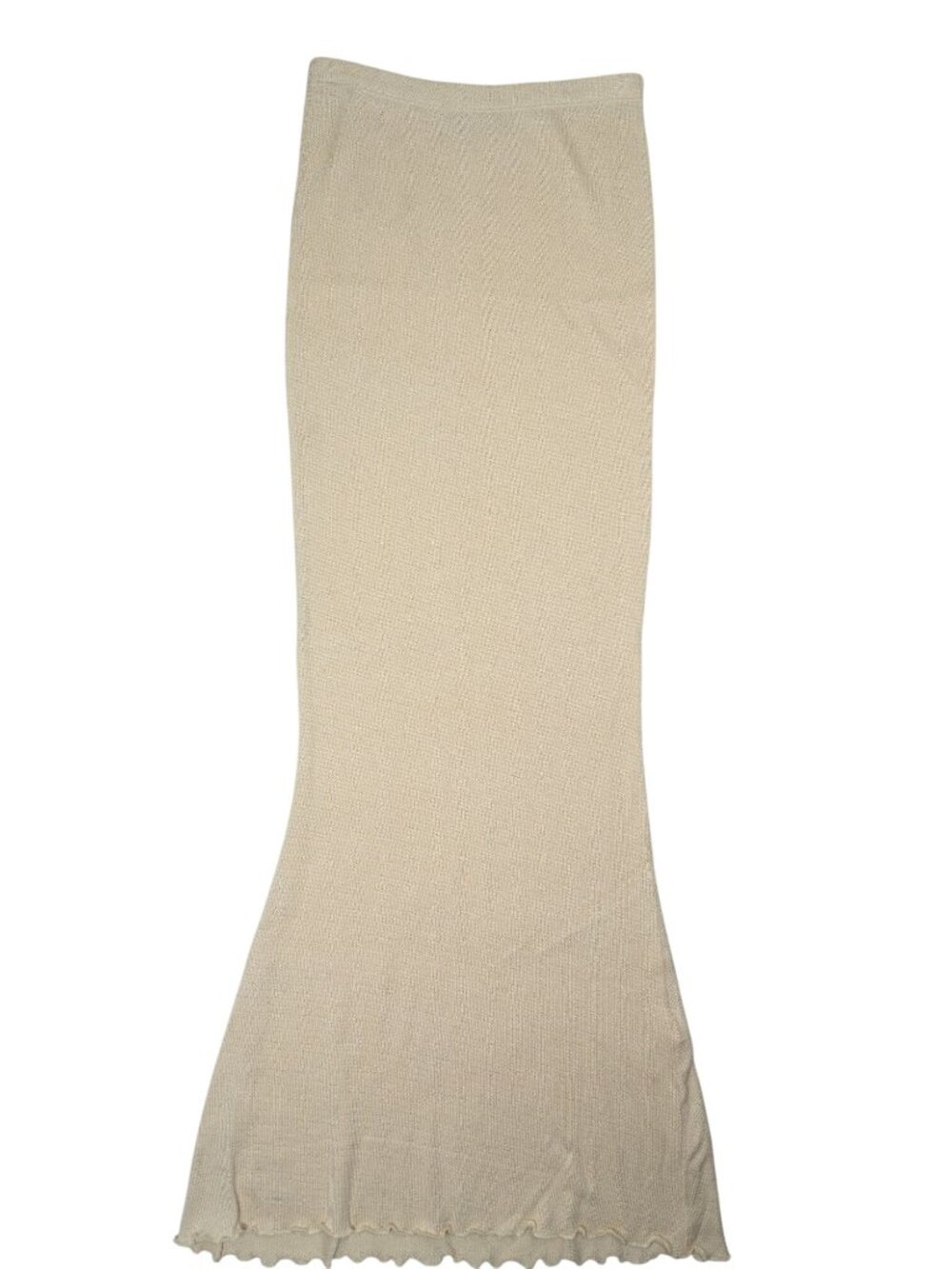 Savannah Morrow Knit Maxi Skirt in Ivory